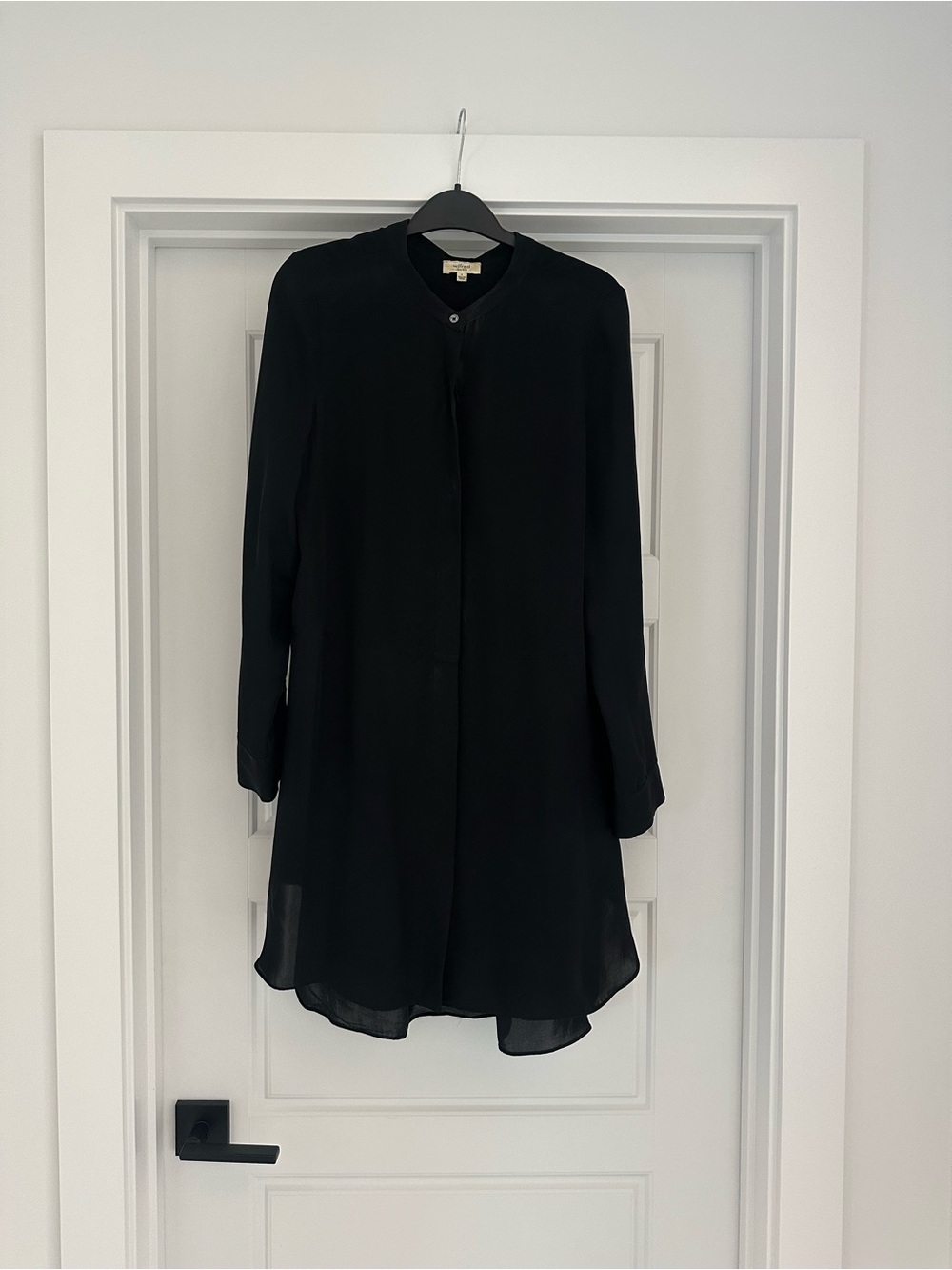 Wilfred Black Long-Sleeve Shirt Dress